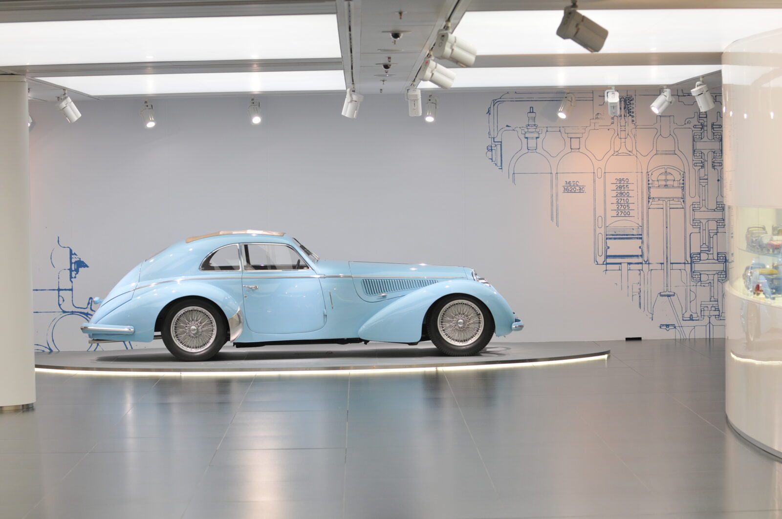 Alfa Romeo 8C 2900B Berlinetta Touring al Museo Alfa Romeo