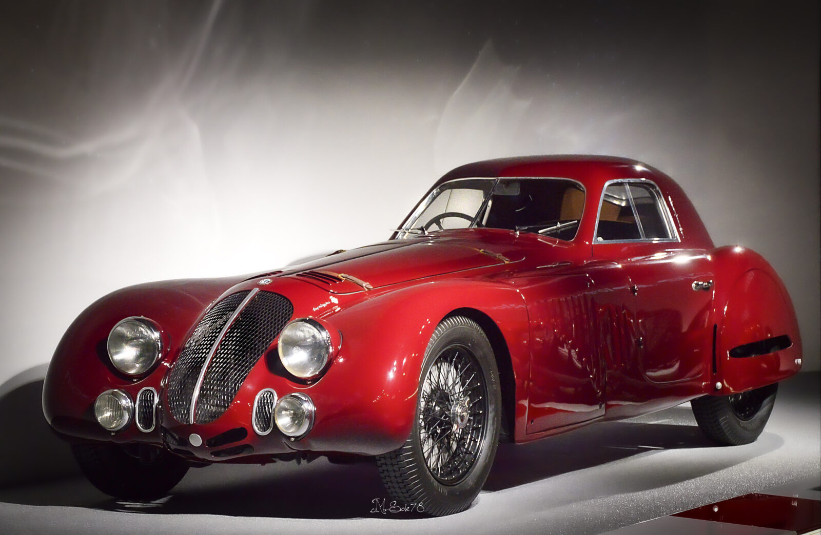 Alfa Romeo 8C 2900 B Speciale Tipo Le Mans del 1938 esposta al Museo Storico Alfa Romeo di Arese